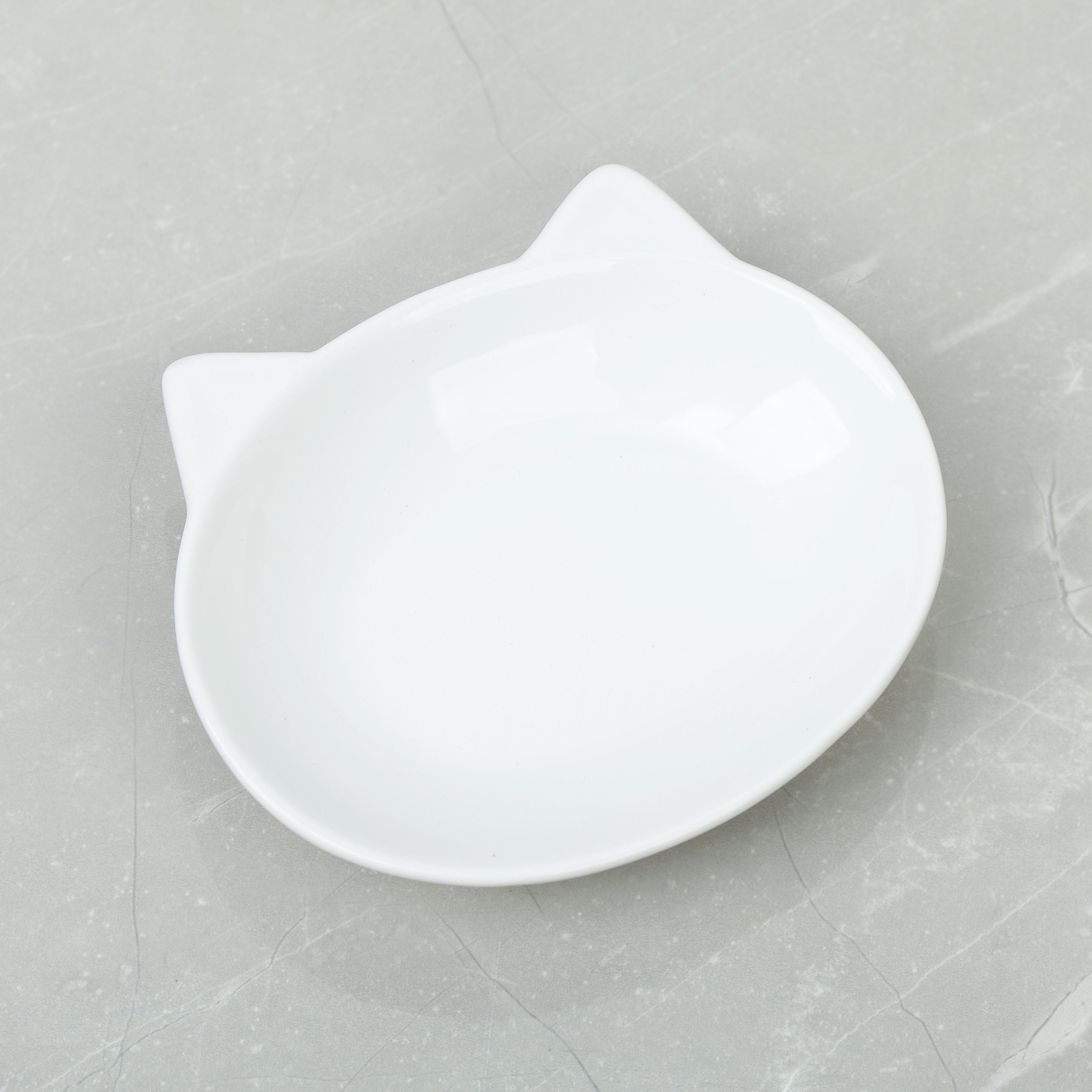 MILO CAT DISH SET OF 4 - WHITE