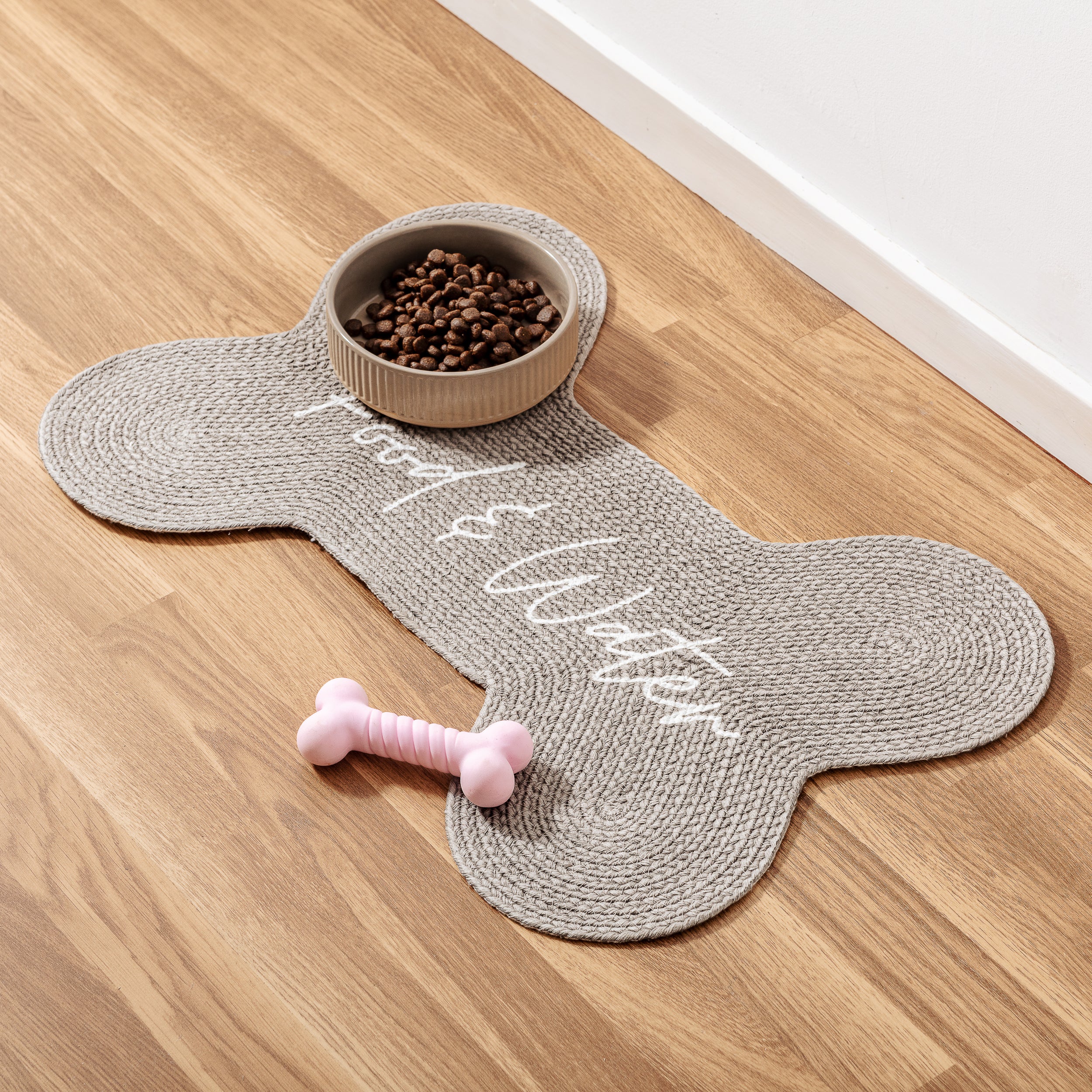 BENEDICT PET PLACEMAT - DARK GREY