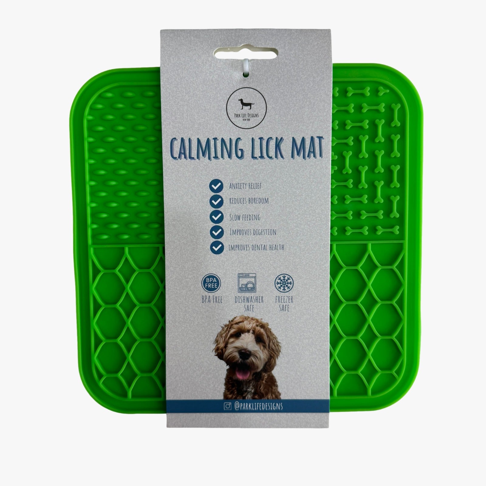 CALMING LICK MAT - GREEN