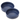 SET OF TWO SKANDI PET BOWLS - BLUE