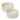 SET OF TWO JARDIN PET BOWLS - CREAM